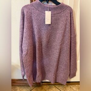 Beautiful purple sweater NWT A New Day size small